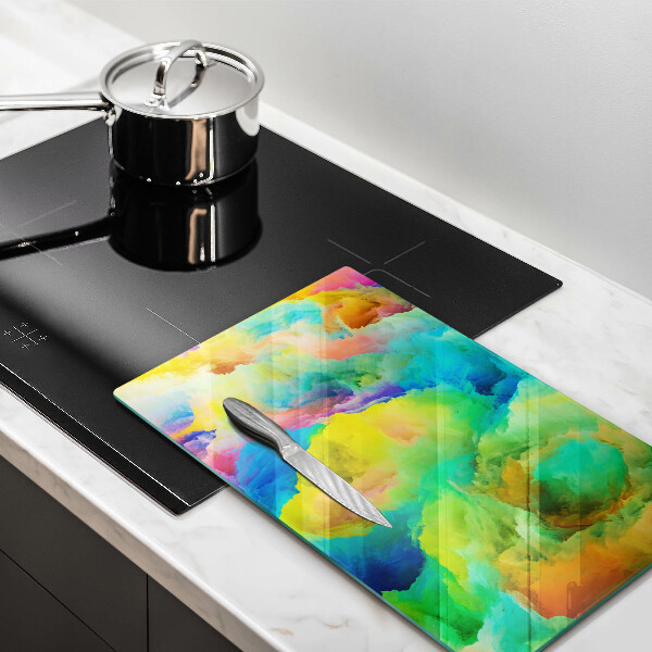 Cutting board Colorful abstraction