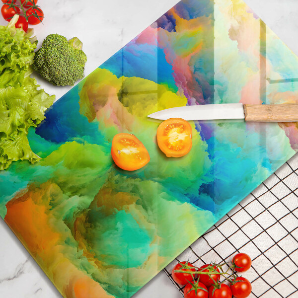 Cutting board Colorful abstraction