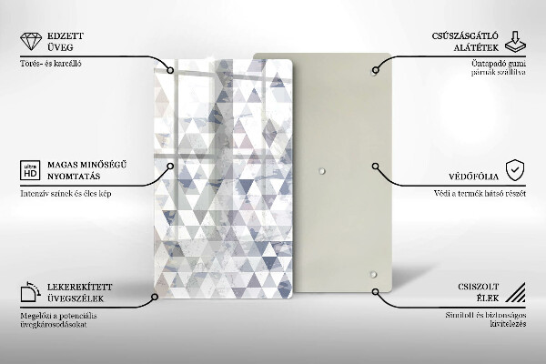 Cutting board Triangle pattern