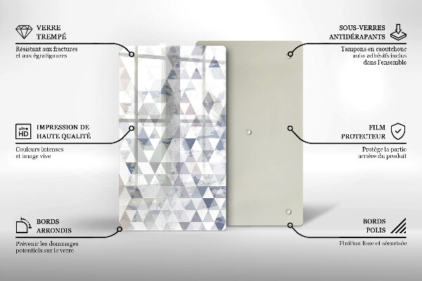 Cutting board Triangle pattern