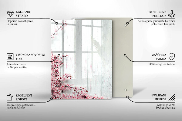 Cutting board Bird feathers