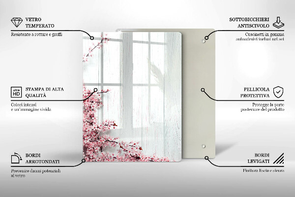 Cutting board Bird feathers