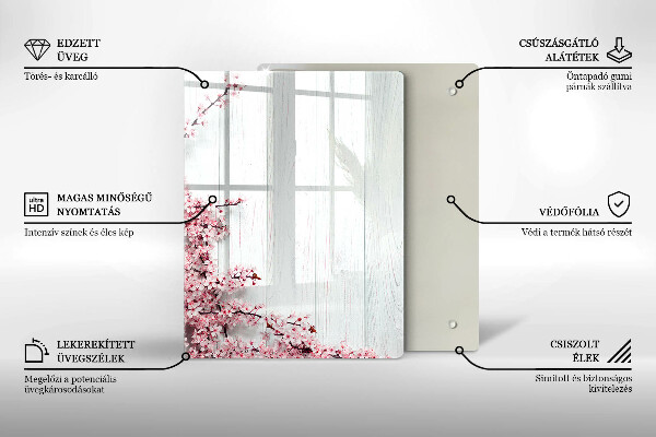 Cutting board Bird feathers