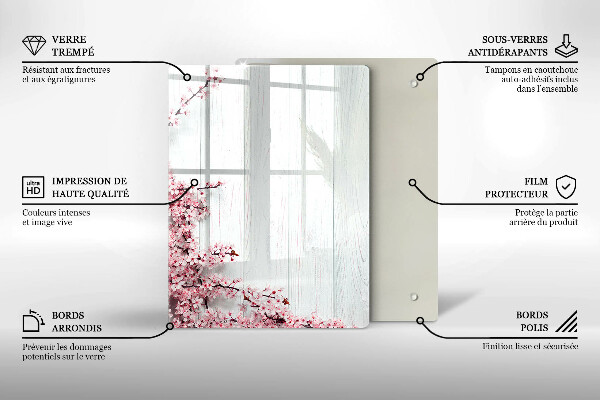 Cutting board Bird feathers