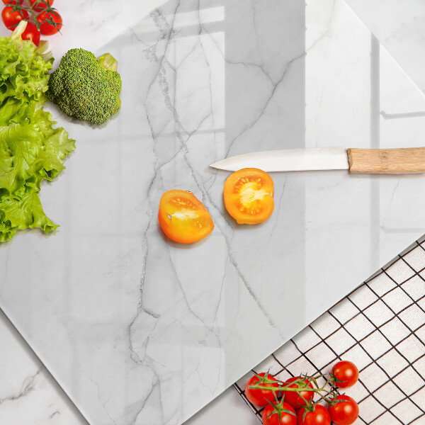 Cutting board Delicate white marble