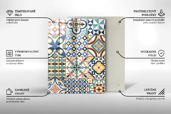 Cutting board Delicate white marble