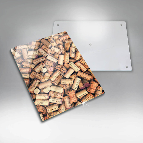 Cutting board Wine corks pattern