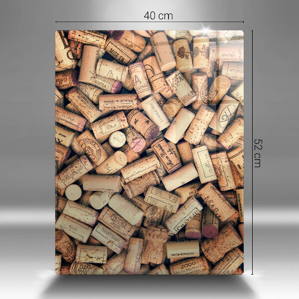 Cutting board Wine corks pattern