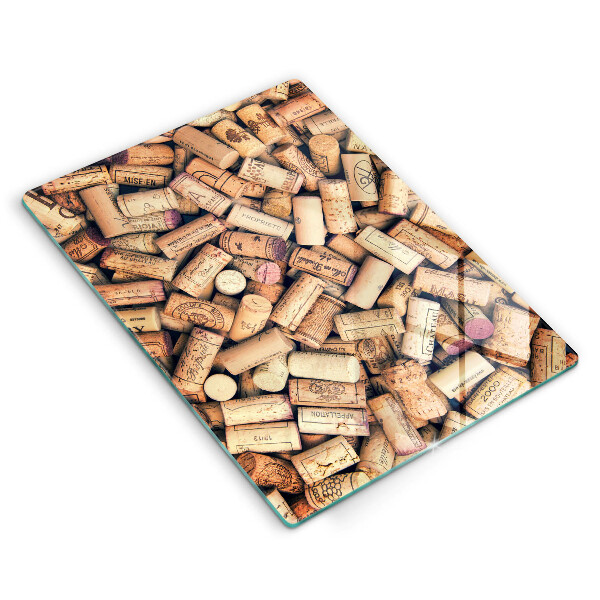 Cutting board Wine corks pattern