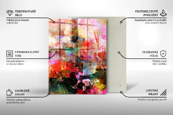 Cutting board Wine corks pattern