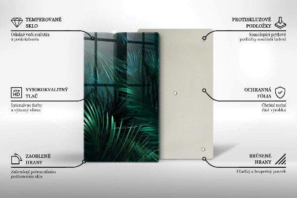 Worktop saver Wild jungle leaves