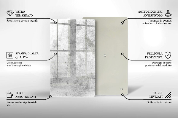 Worktop saver Concrete texture