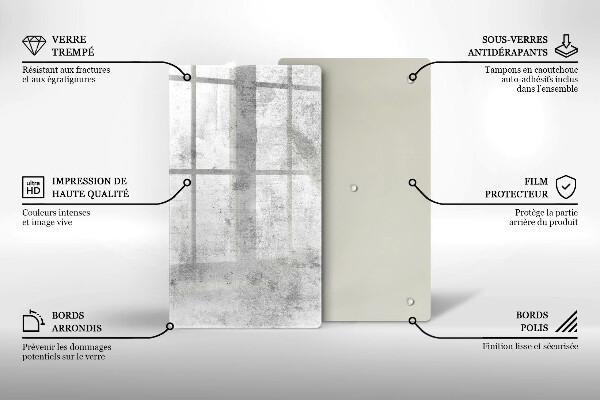 Worktop saver Concrete texture