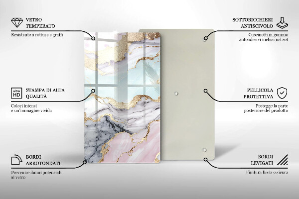 Worktop saver Pastel marble