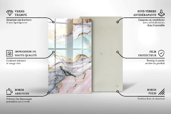 Worktop saver Pastel marble