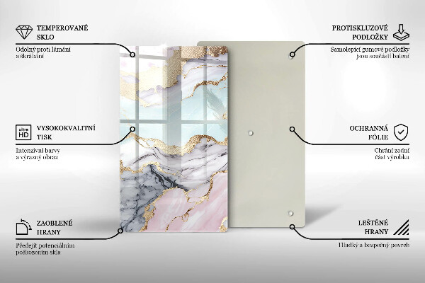 Worktop saver Pastel marble