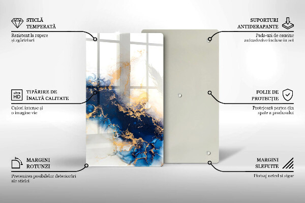 Worktop saver Abstraction with blue