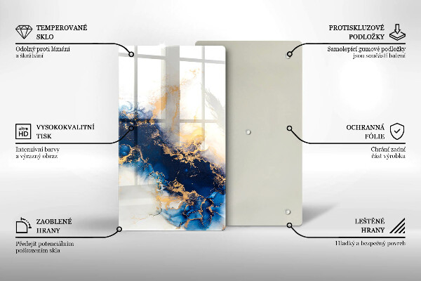 Worktop saver Abstraction with blue