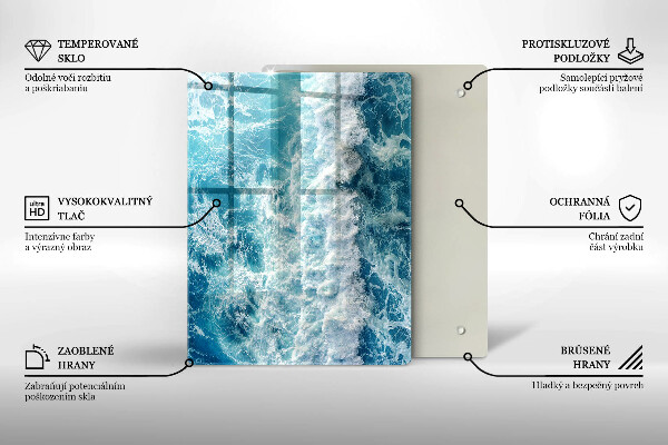 Worktop saver Abstraction with blue