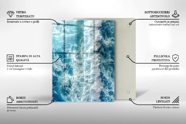 Worktop saver Abstraction with blue