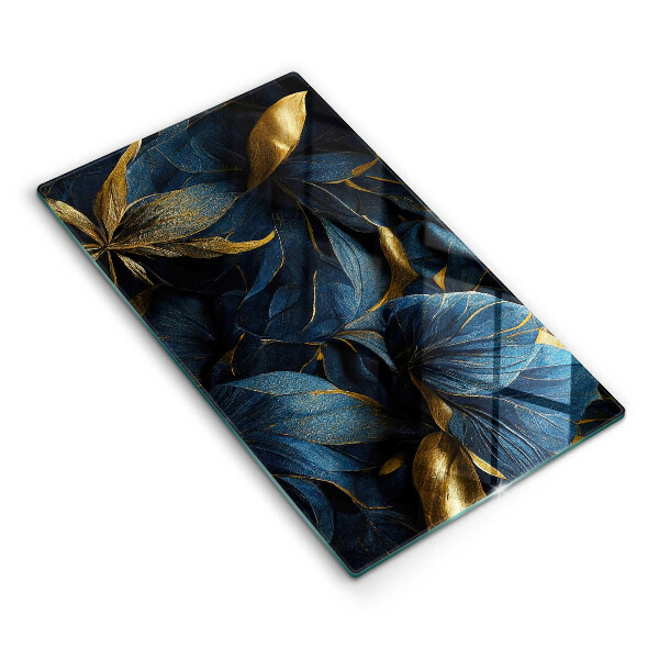 Worktop saver Decorative leaves with gold