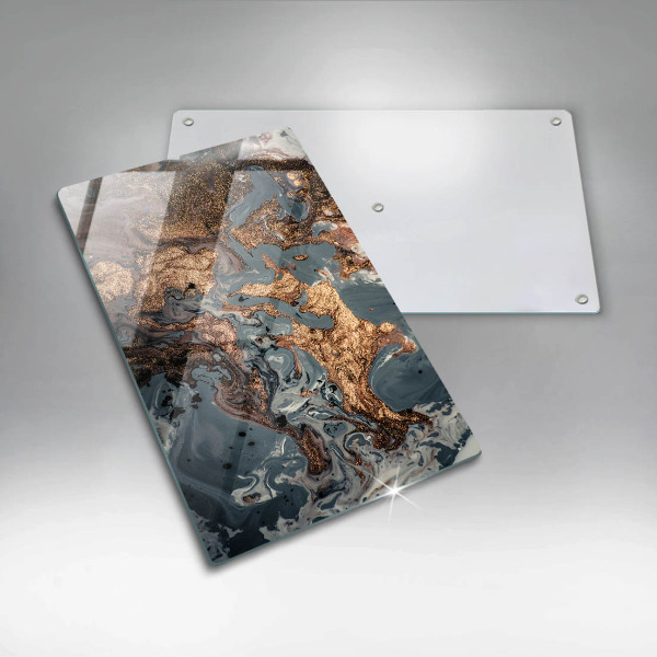 Worktop saver Decorative rock with gold