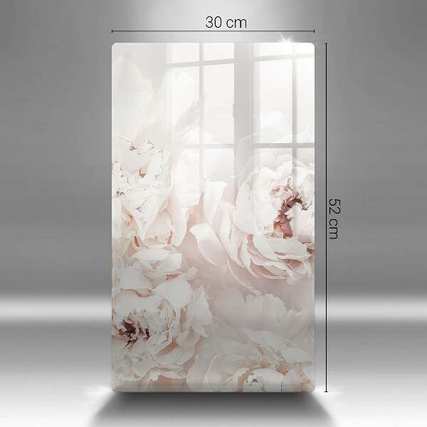 Cutting board Pastel peonies