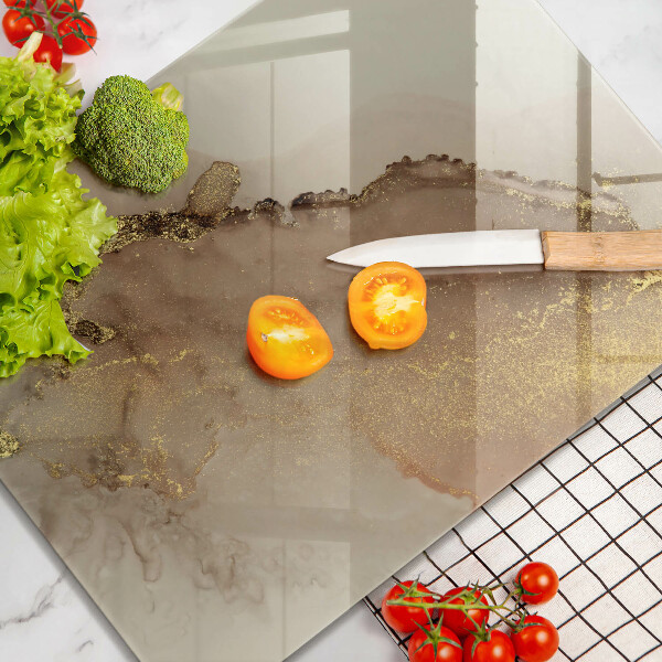 Cutting board Abstraction gold