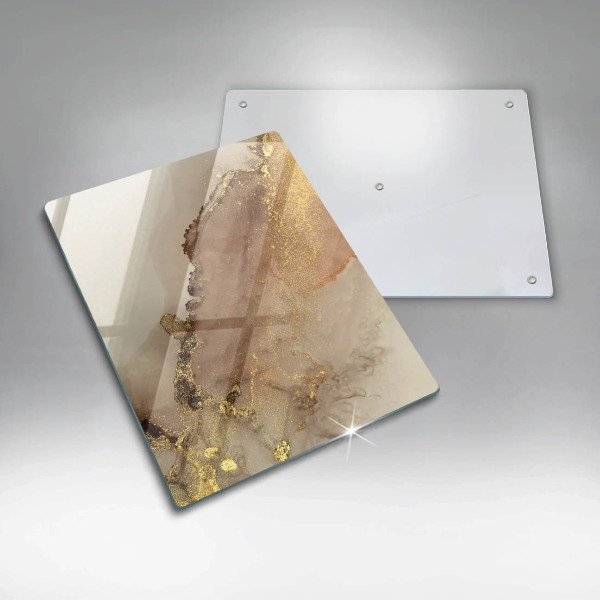Cutting board Abstraction gold