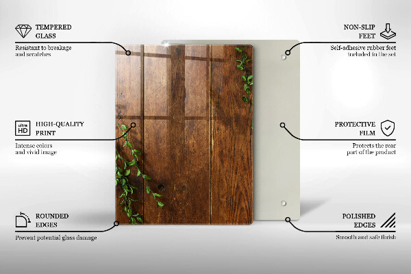 Cutting board Abstraction gold