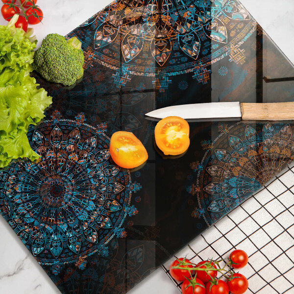 Cutting board Boho Vintage Circles