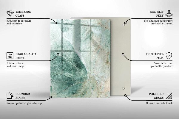 Cutting board Boho Vintage Circles