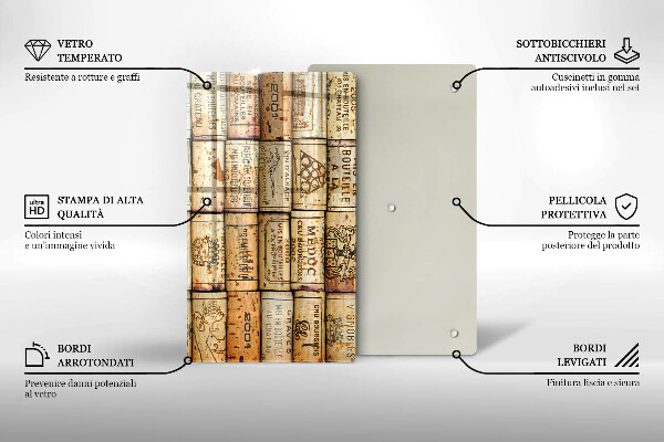 Cutting board Old wine corks