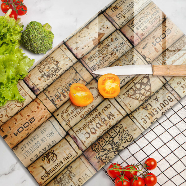 Cutting board Old wine corks