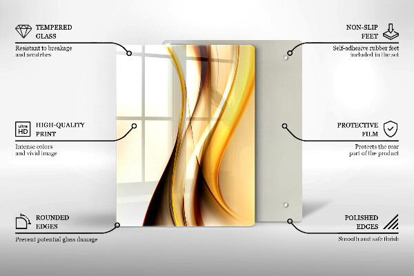 Cutting board Abstraction stone