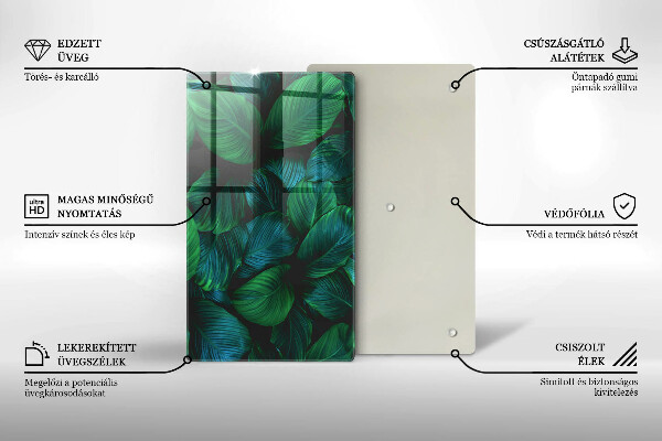 Cutting board Jungle leaves