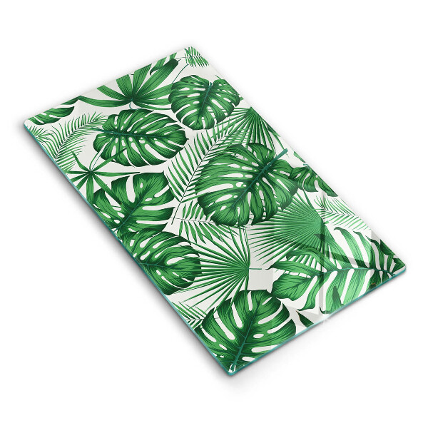 Cutting board Monstera leaves