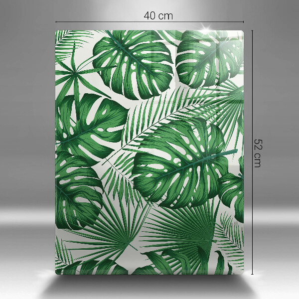 Cutting board Monstera leaves