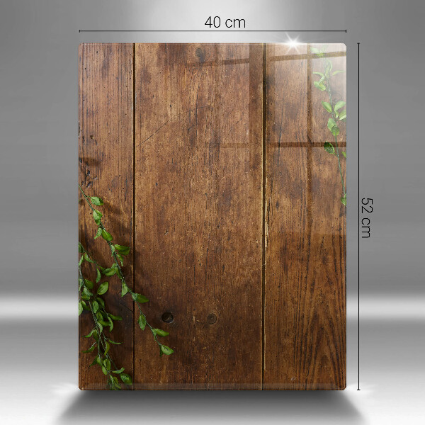 Cutting board Wooden boards and leaves