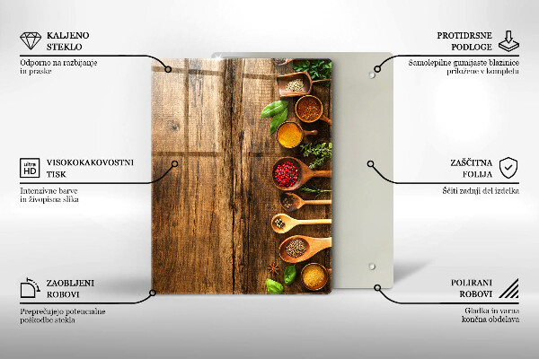 Cutting board Wooden boards and leaves