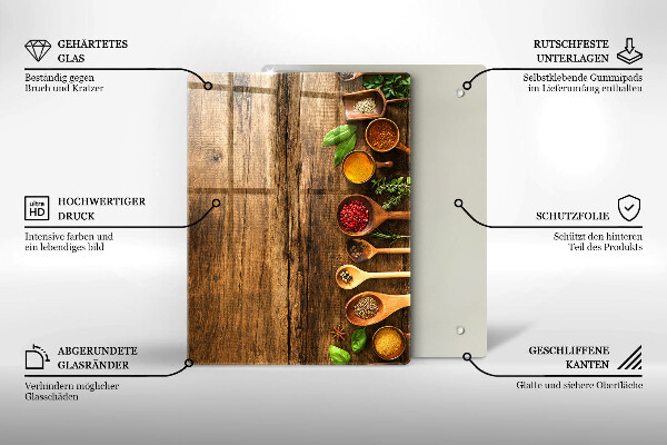 Cutting board Wooden boards and leaves