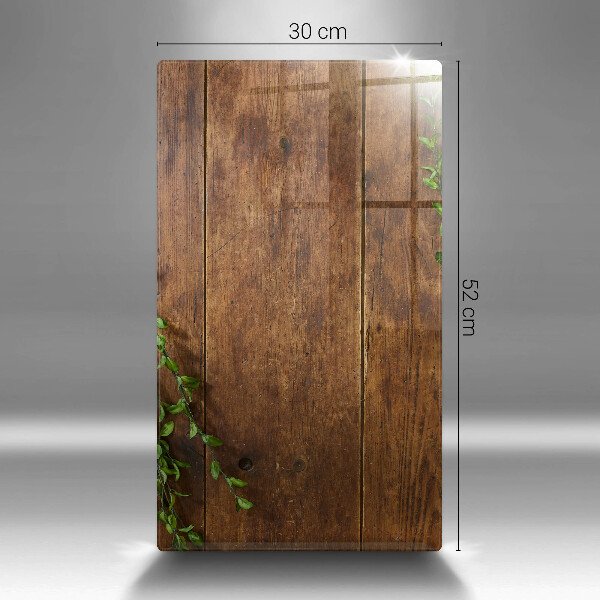 Cutting board Wooden boards and leaves