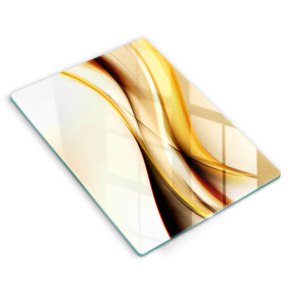 Cutting board Abstraction smoke lines