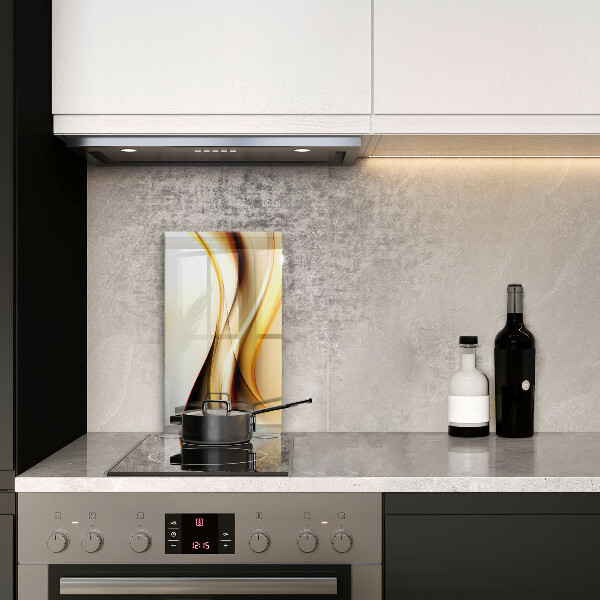 Cutting board Abstraction smoke lines