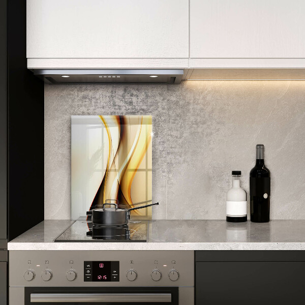 Cutting board Abstraction smoke lines