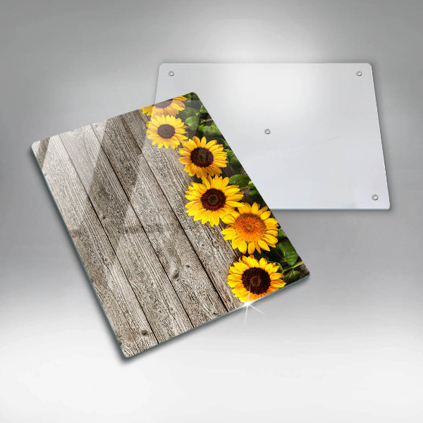 Cutting board Sunflowers on the boards