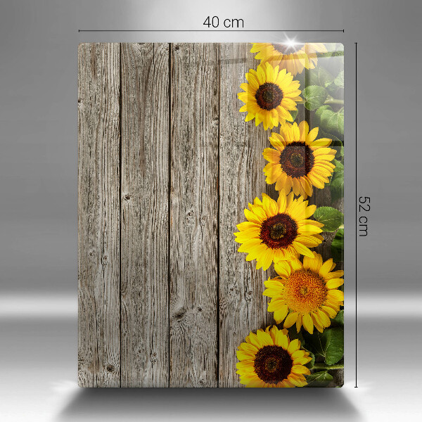 Cutting board Sunflowers on the boards