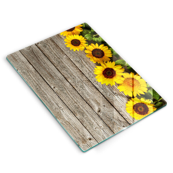 Cutting board Sunflowers on the boards