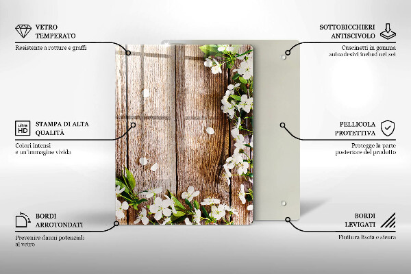 Cutting board Sunflowers on the boards