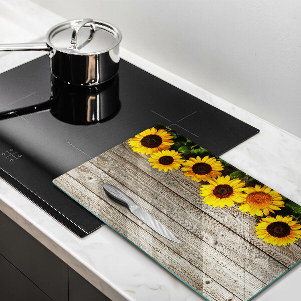 Cutting board Sunflowers on the boards